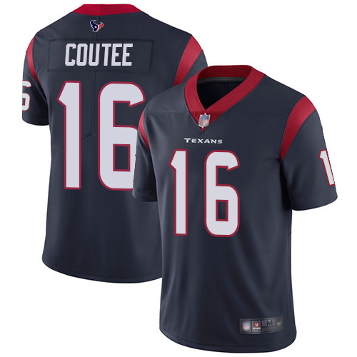 Houston Texans Limited Navy Blue Men Keke Coutee Home Jersey NFL Football #16 Vapor Untouchable